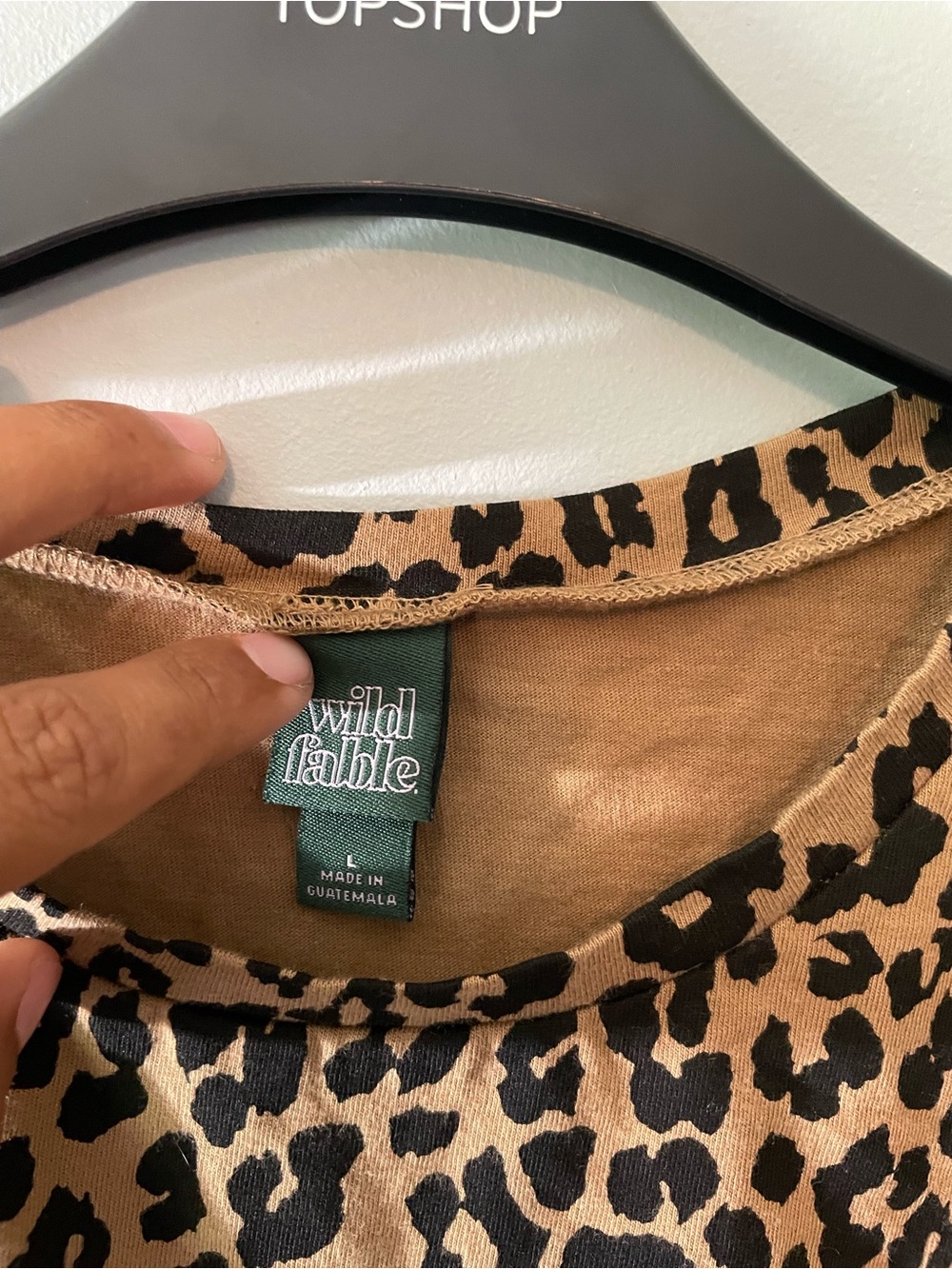Wild Fable Cheetah Oversized Tee - Picture 3 of 5